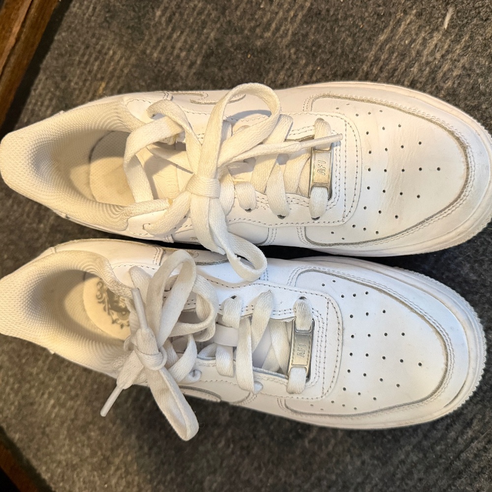 Nike Air Force 1 Low – White Sneakers – Size 5.5Y